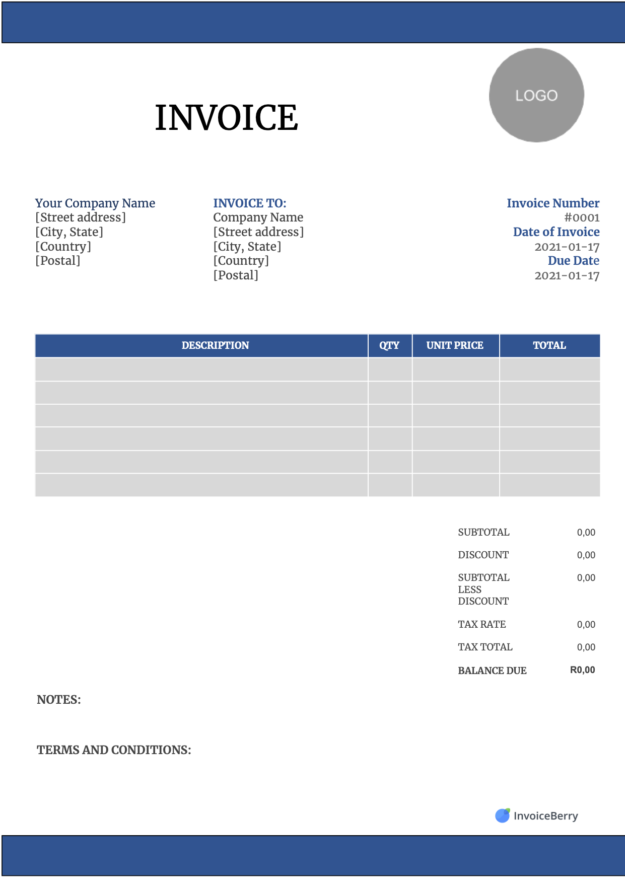 Free Invoice Templates