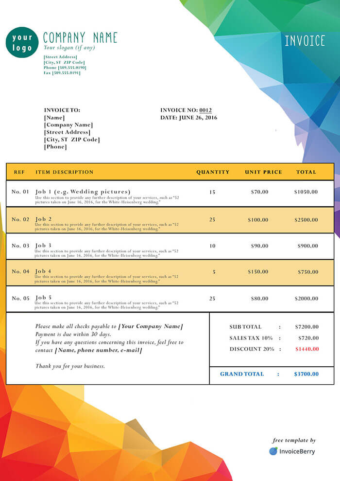 Pest Control Invoice Template (3)